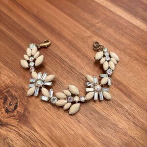 J.Crew | Iridescent Crystal Bracelet | 7” Adjustable